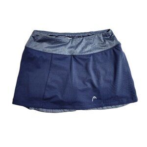Head Womens Athletic Periwinkle Blue Pearl Gray Prestige Golf/Tennis Skort XS
